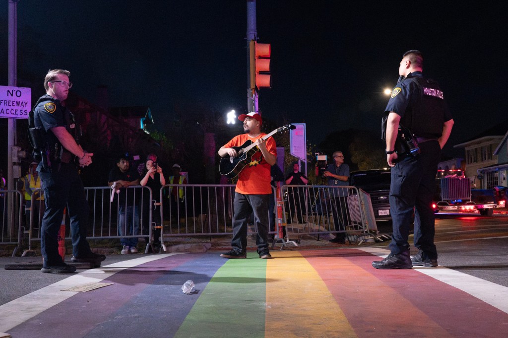 Houston Officials Capitulate to Abbott’s Order and Erase Montrose Rainbow&nbsp;Crosswalks